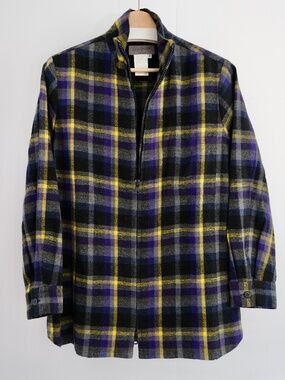 Yohji Yamamoto - AW02 Wool Flannel Dual-Zip Overshirt